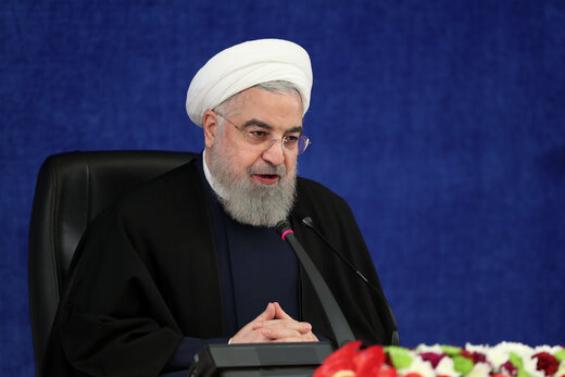 کنایه روحانی به ترامپ؛ آنهایی که می‌خواستند ایران را زمین بزنند دیگر نیستند