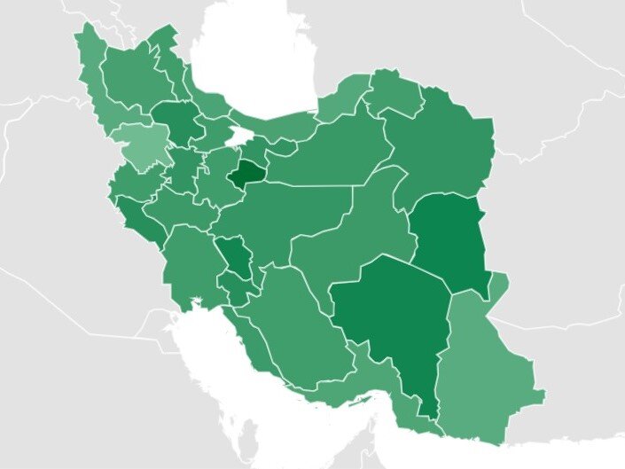 توجه نسبی کاربران استانها به مصطفی پورمحمدی
